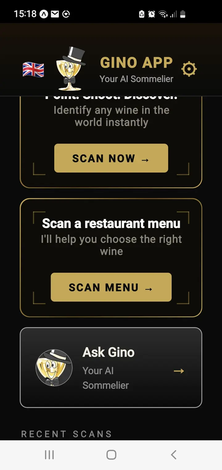 Ask Gino and see your recent scans