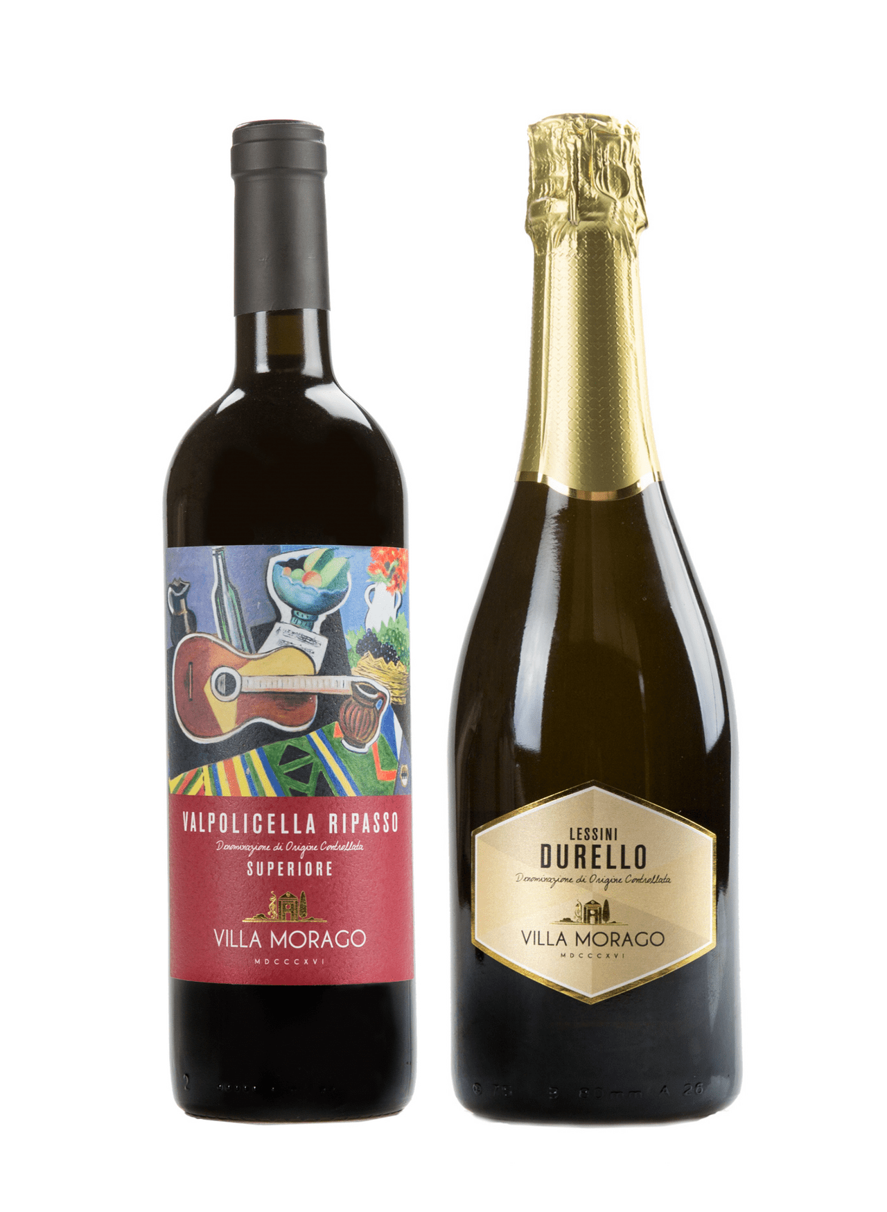 Valpolicella Ripasso Sup. DOC + Lessini Durello Spumante DOC
