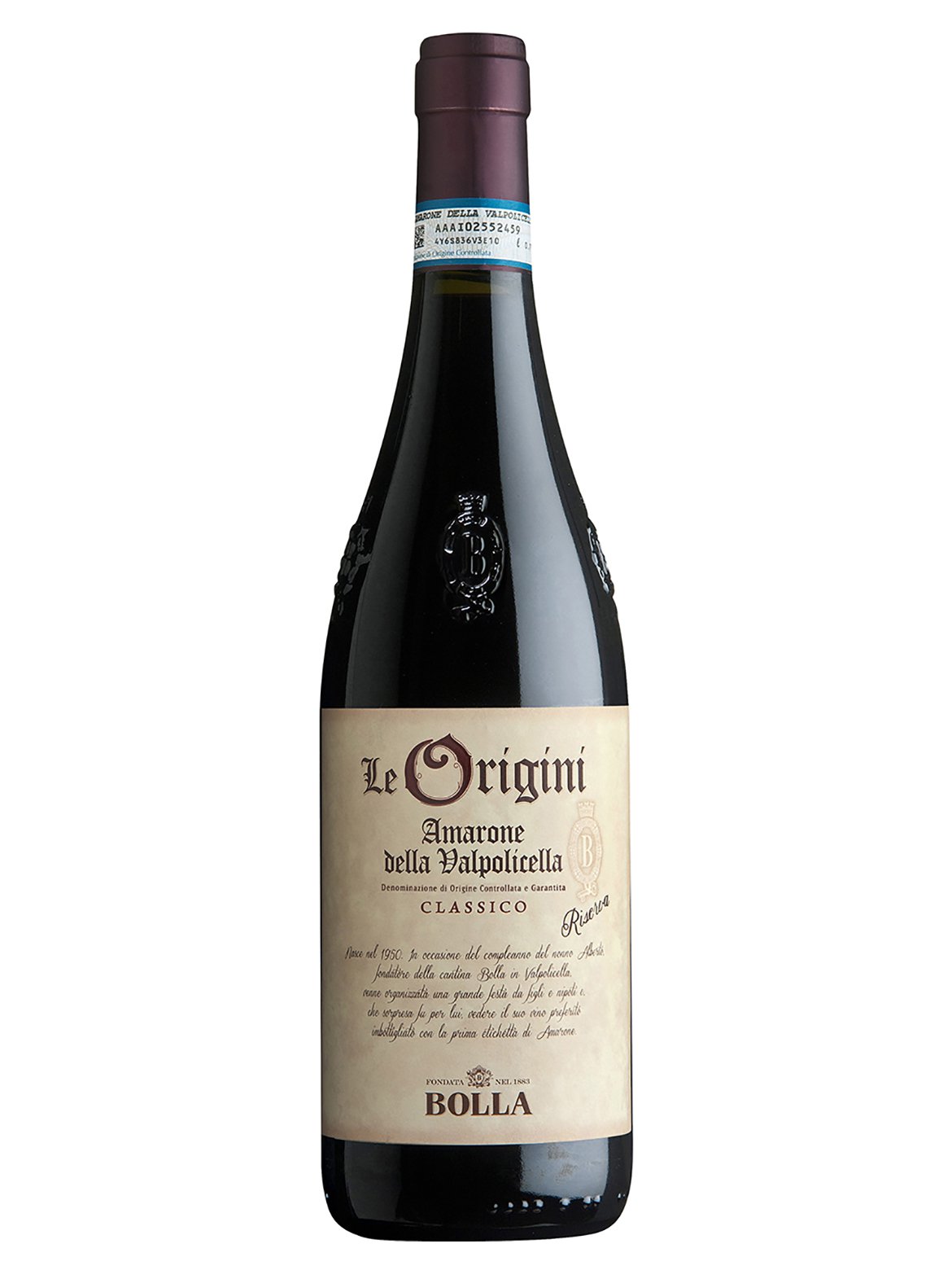 LE ORIGINI Amarone della Valpolicella Classico DOCG Riserva