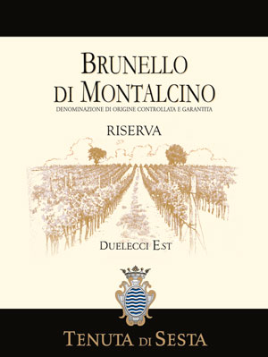 Brunello di Montalcino Docg Riserva DUELECCI EST Stampa