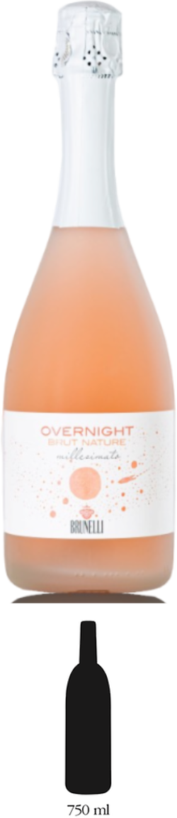 OVERNIGHT BRUT NATURE Millesimato Rosé