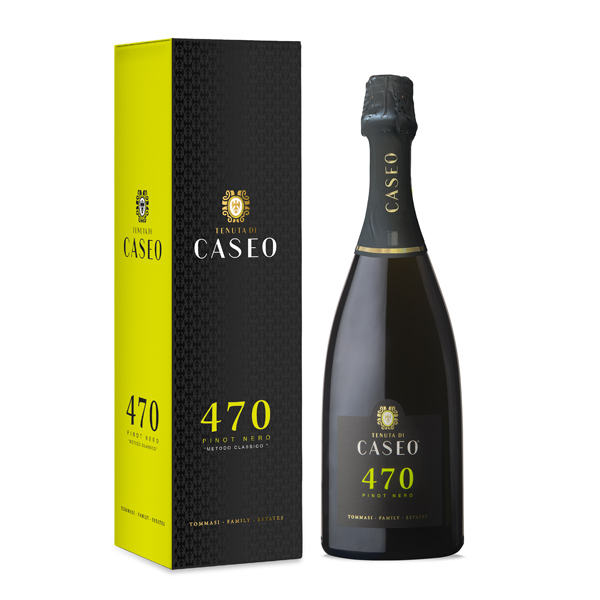 Caseo 470 Pinot Nero Metodo Classico in astuccio singolo
