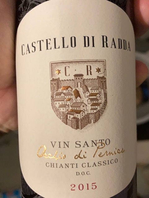 Occhio di Pernice Vin Santo del Chianti Classico